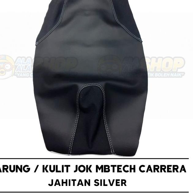 Sarung / Kulit Jok Motor MBTech Carrera Original MB Tech - JAHITAN HITAM, BEAT KARBU/FI