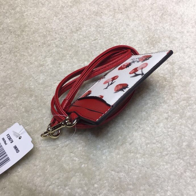 （Shopee live）23679 COACH lanyard/ Kartu kerja/pemegang kartu id /DIY klasik /original/name tag holder   108-CHW623679  gongzhuopai