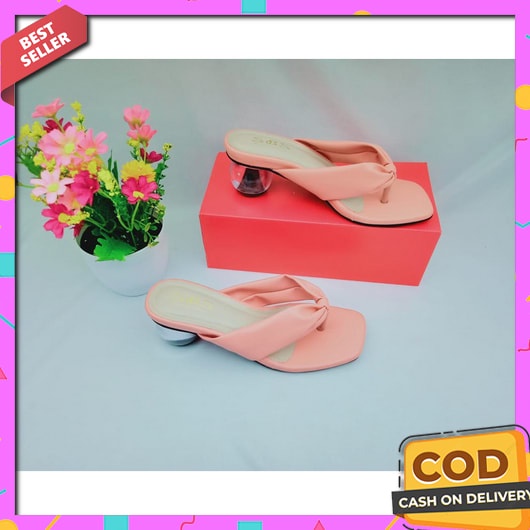 Sendal Pesta Kondangan Haihil Cewek Sandal Haihils Terbaru High Heels Wanita  Hak Tinggi Tali Premiu