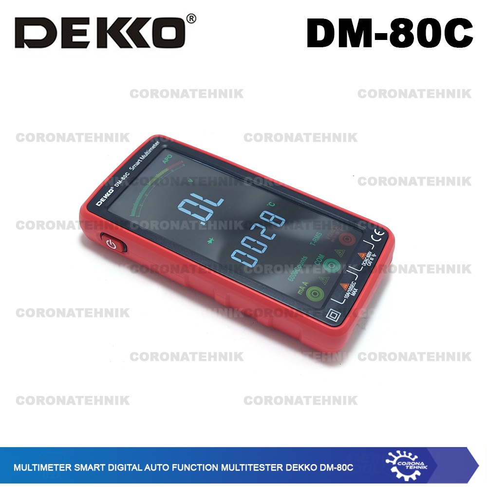 DM-80C - Multimeter Smart Digital Auto Function Multitester Dekko