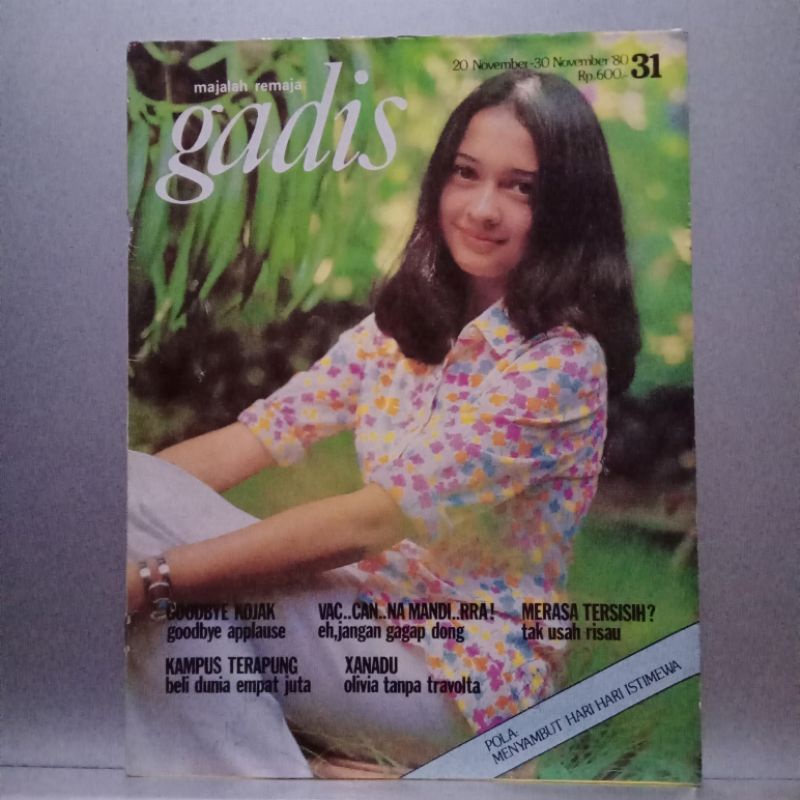 Majalah GADIS No 31-  November 1980 - Cover Sita