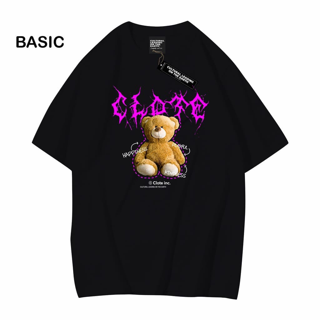 MakeGrosir - KAOS OVERSIZE CLOSE BEAR