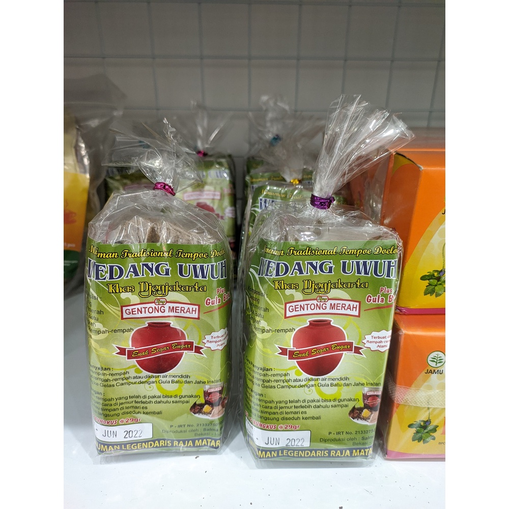 

Minuman Teh Herbal Wedang Uwuh Minuman Sehat Cap Gentong Merah Khas Yogyakarta isi 5 Sachet