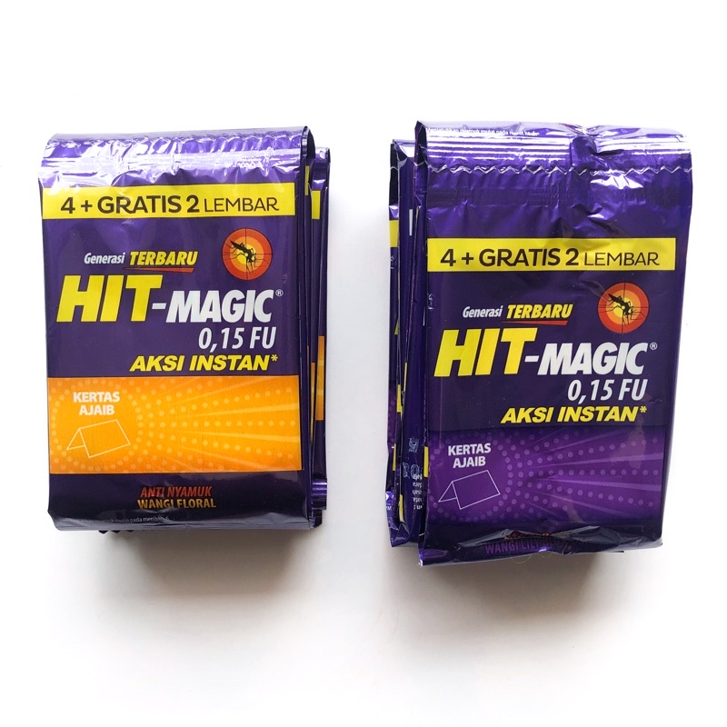 (12 Pcs) HIT MAGIC Kertas Bakar Anti Instant isi 12 Sachet