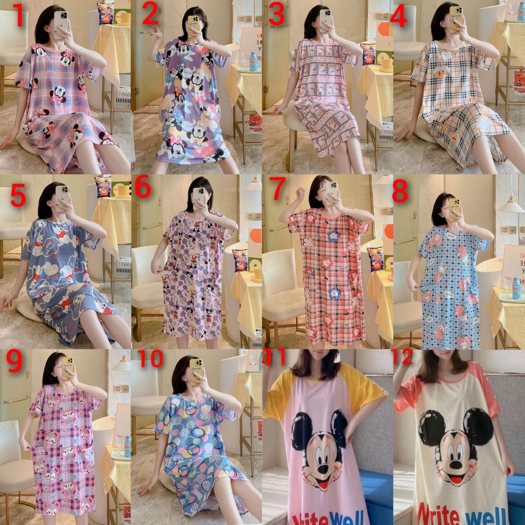 BAJU DASTER SUPER JUMBO KEKINIAN SPANDEK IMPORT LENGAN PENDEK BIGSIZE OVERSIZE FASHION WANITA DEWASA