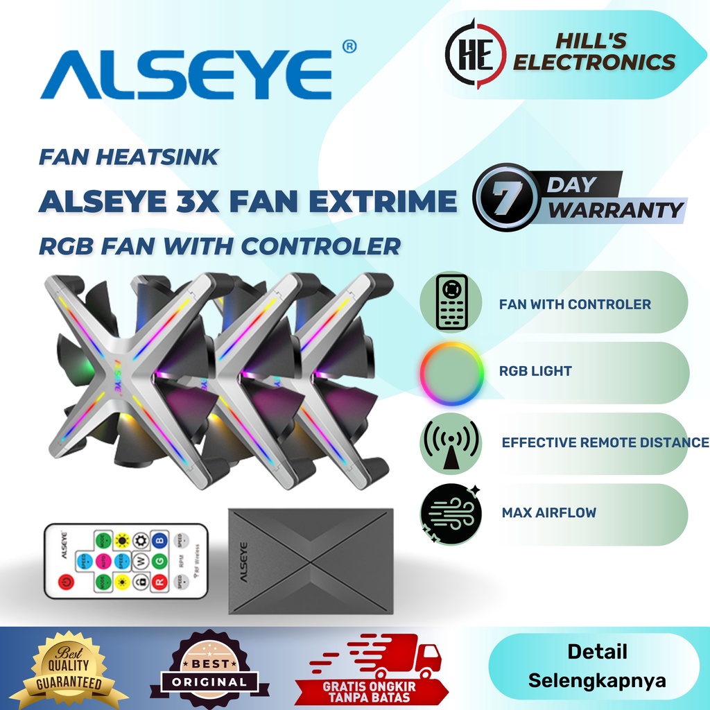 Alseye 3X Fan Xtreme X12 RGB Controller