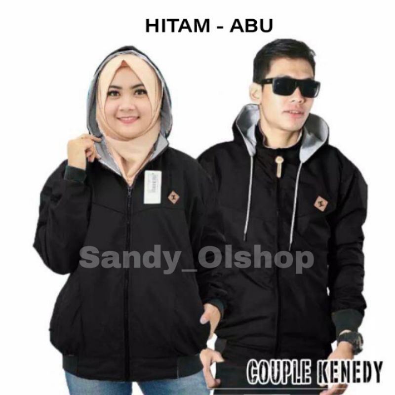 JAKET BOLAK BALIK PRIA&amp;WANITA BAHAN ORIGINAL HARGA UNTUK 1 PCS JAKET