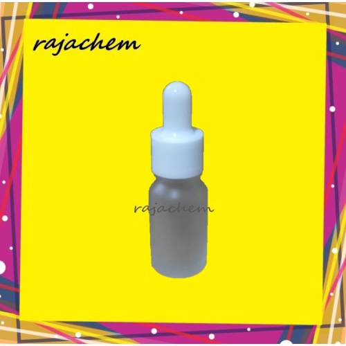 Botol Pipet Kaca Frosted 10ml Ring Putih Smooth 10 ml