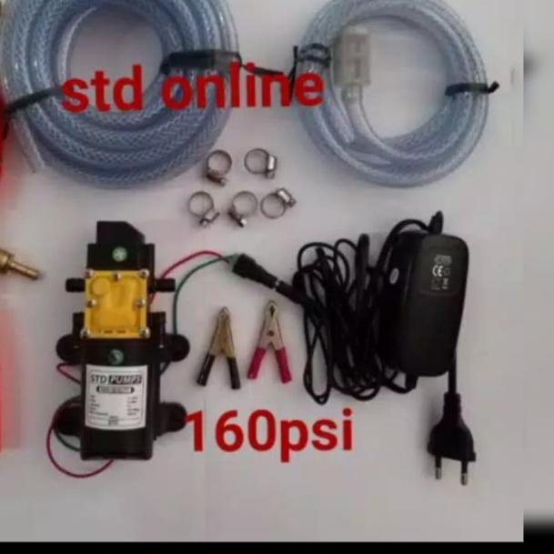 PAKET STEAM DC CUCI MOBIL MOTOR AC HIGH PRESSURE JET CLEANER