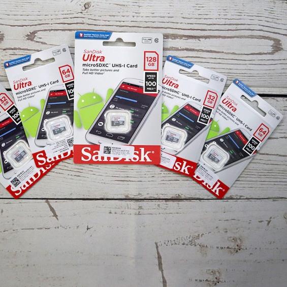 Memory Card SanDisk 16GB 32GB 64GB 128GB 256GB 512GB Micro SD Memori - 16 gb