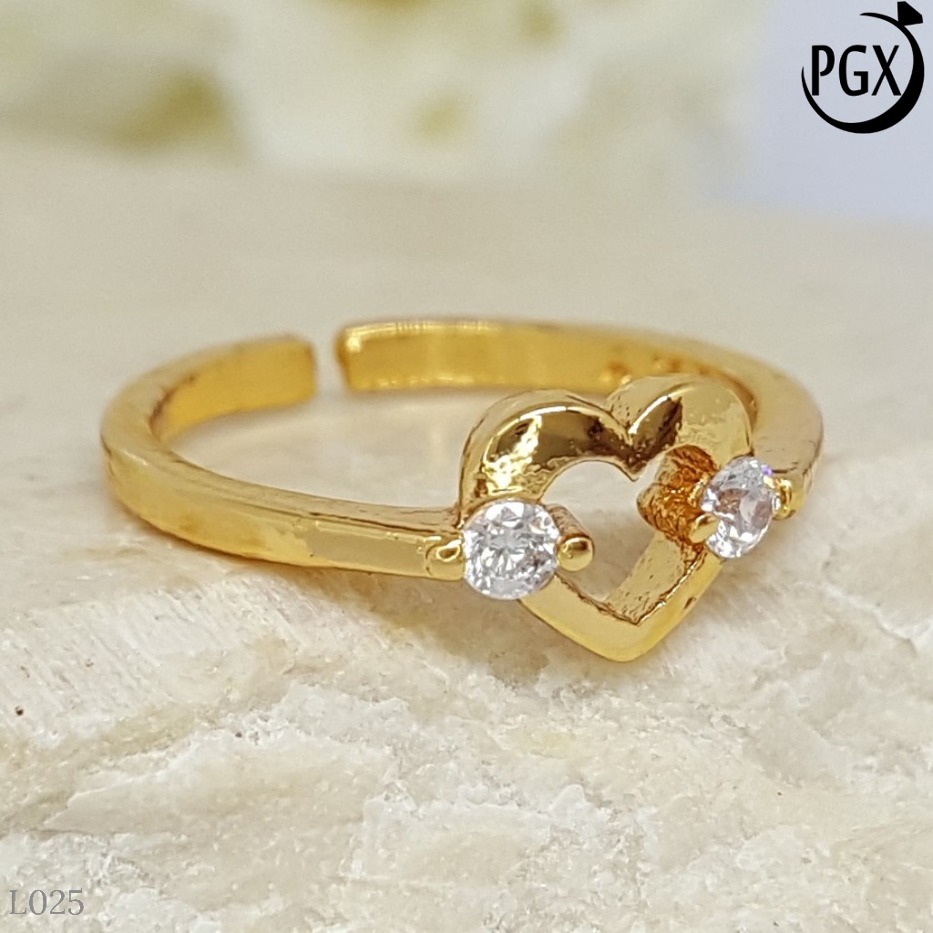 PGX Cincin Anak Xuping Aksesoris Perhiasan Lapis Emas Premium - L025