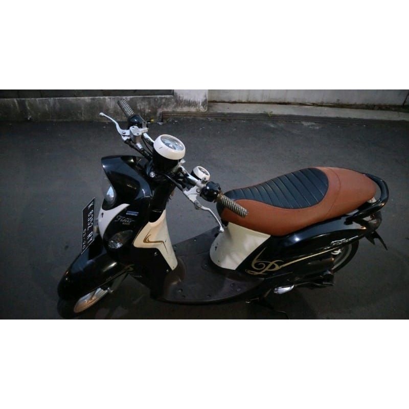 Kulit Jok Caferacer Honda Genio Double seat/Kulit Jok Caferacer All Size Genio Single Seat