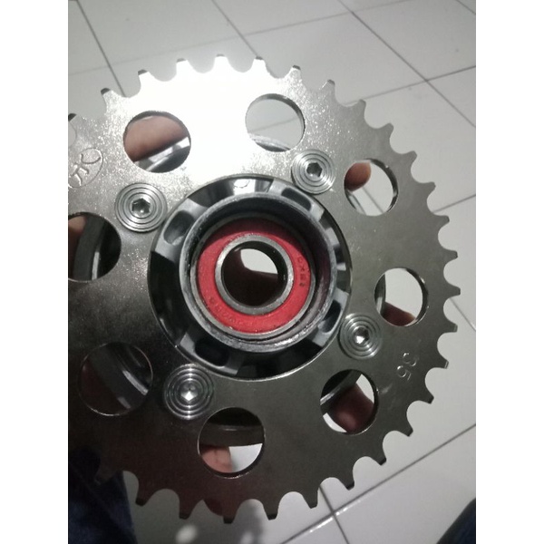 Jual BAUT GEAR RX KING/JUPITER/F1ZR/VEGA L STAINLESS MODEL SLIM SPIRAL 1 SET Shopee Indonesia