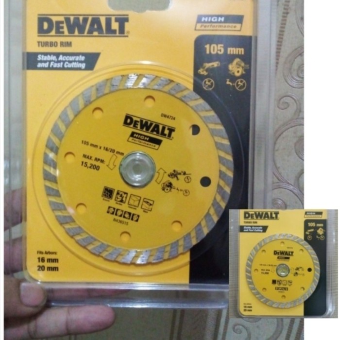 Mata Grinda 4" Dewalt ( Dw4724 ) Dewalt Potong Keramik-Granit 105Mm