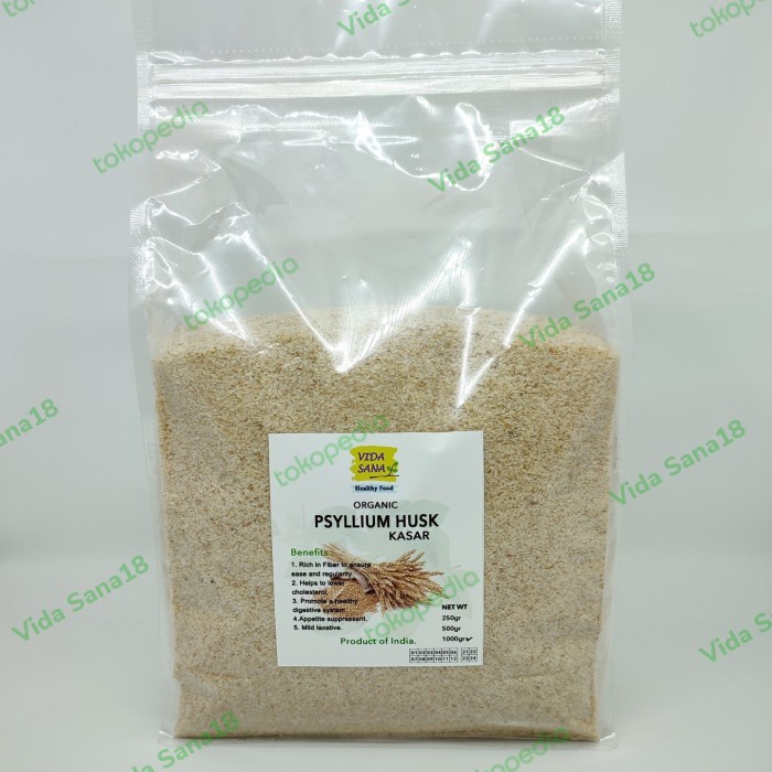 

Psyllium Husk Kasar Organic 1000Gr