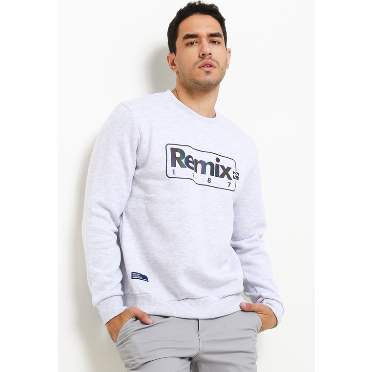 Remix Jeans Hoodie Mans Tangan Panjang 2529J08