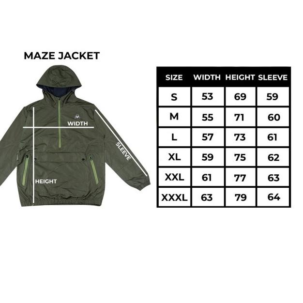 BREY.CO Maze Jacket All Varian - S, BLACK