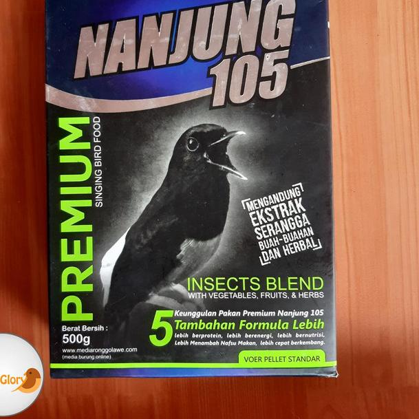 Nanjung 105 Voer Pelet Ebod Jaya Pakan Burung Juara Lomba Untuk Murai
