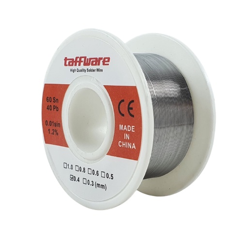 Timah Solder Taffware 0.4mm 50gram Timah Gulung 0.4 mm 50gr