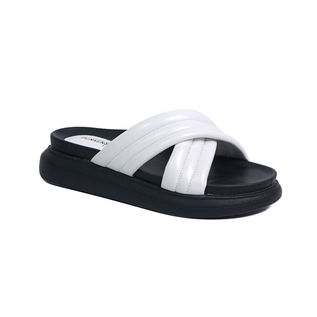 Dunkenstock TIGGO Sandal wedges wanita sendal cewek model strap silang kekinian