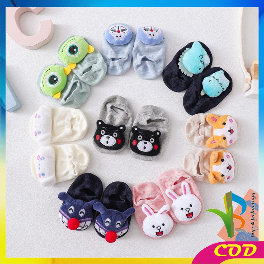 RB-P5 Kaos Kaki Anak Bayi Karakter Boneka Lucu Kaus Kaki Kartun Fashion / Baby Socks Import Murah