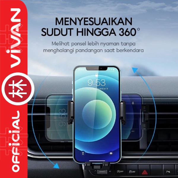 Vivan CHS14 Car Holder Air Vent Suction Car Mount Mobile Phone Holder