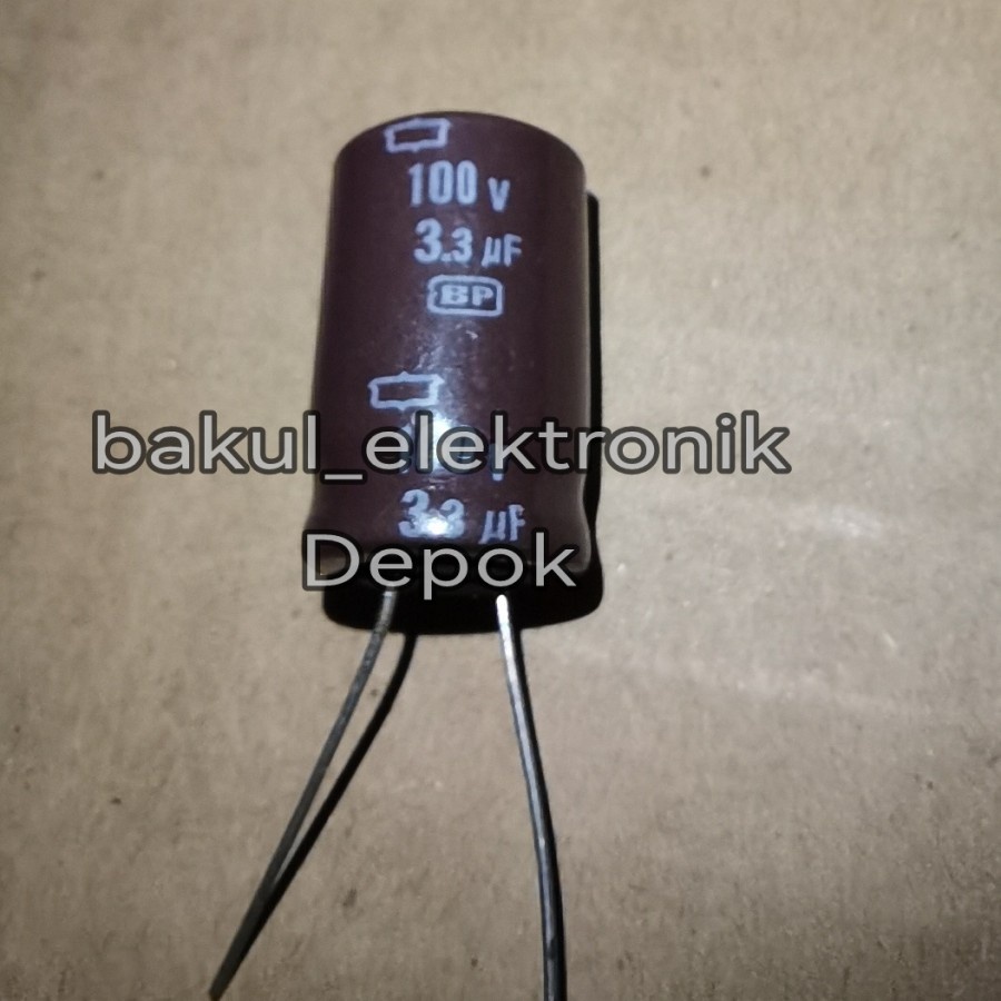 CAPACITOR 3.3UF 100V BP NON POLAR TWEETER