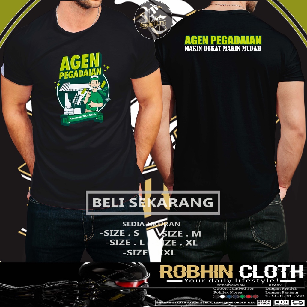 Kaos Agen Pegadaian Makin Dekat Makin Mudah Baju Distro