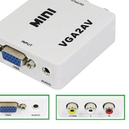 VGA to RCA Converter / Converter VGA to AV / VGA to AV Mini Converter