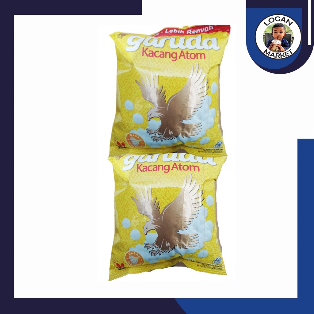 Garuda Kacang Atom Original Renceng 17 gram 17gram 10 Pcs 10Pcs