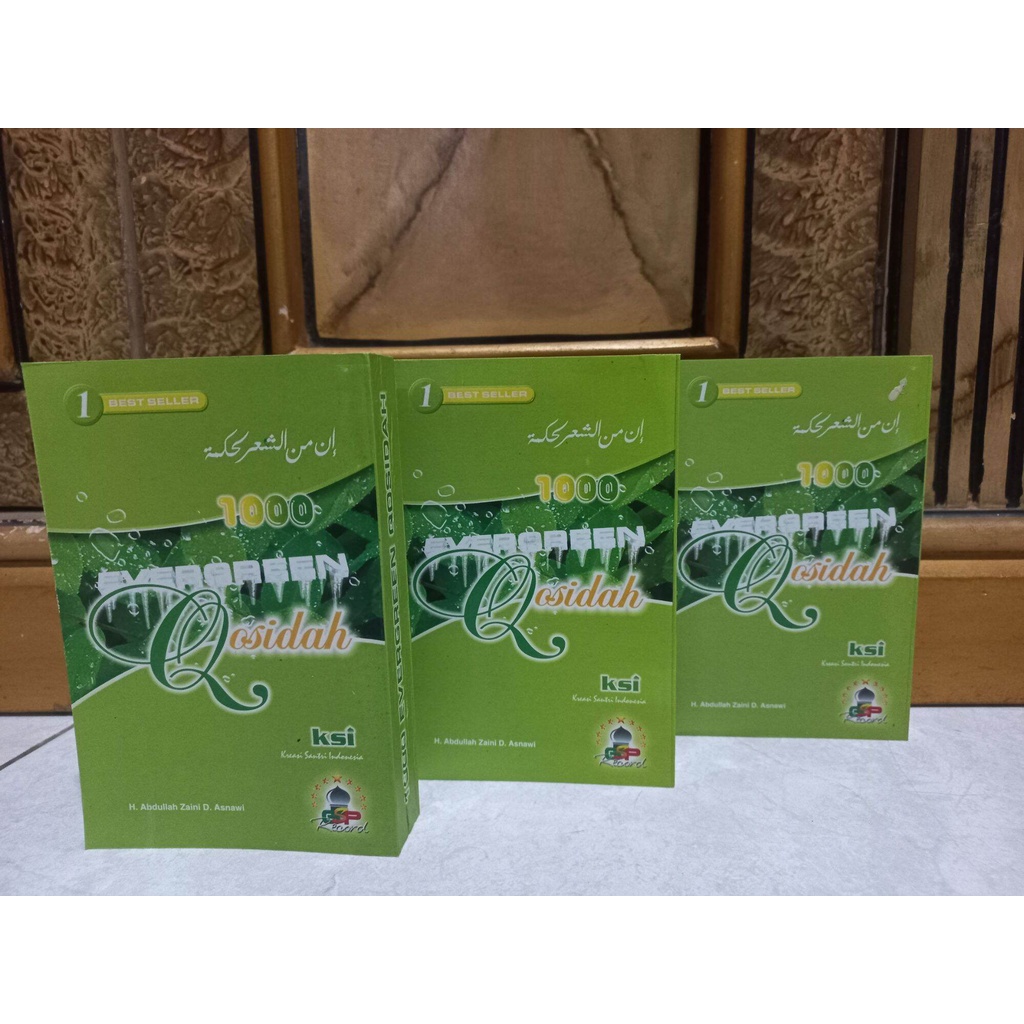 1000 EVERGREEN Qosidah Buku Kumpulan Sholawat/Shalawat Nabi & Qasidah Banjari 1000 judul