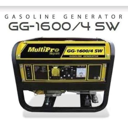 Multipro Generator Listrik 1000 Watt Bensin 4 Tak Genset Gg-1600 4Sw