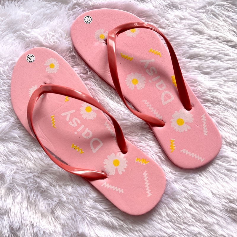 Sandal Jepit Wanita Daisy Bahan spon AR