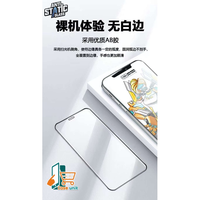 ANTI STATIC TEMPERED GLASS TG ANTI GORES KACA BENING KUALITAS IMPORT JAPAN FOR IPHONE X XS XS MAX 11 11PRO 11 PRO MAX 12 12PRO 12 PRO MAX 13 13PRO 13 PRO MAX 14 14 PLUS(+) 14PRO 14 PRO MAX 15 15+ 15 PRO 15 PROMAX CS4975