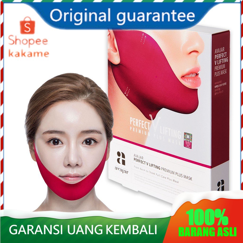 Jual Korea Avajar Perfect V Lifting Premium Plus Mask 5pcs/box Shopee Indonesia
