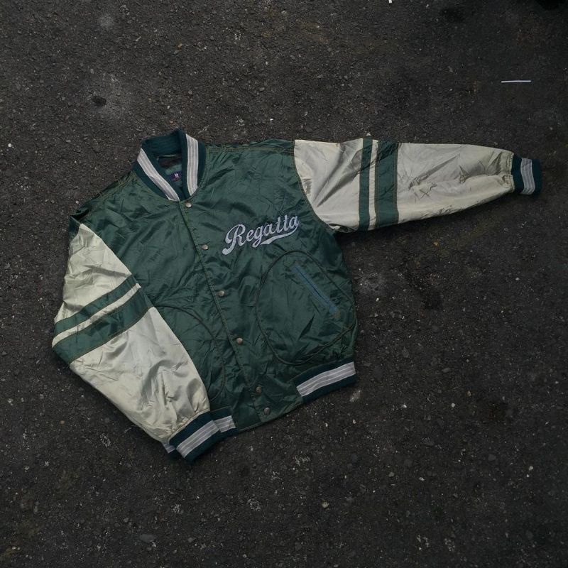 jaket varsity bomber parasut regatta club bekas branded preloved