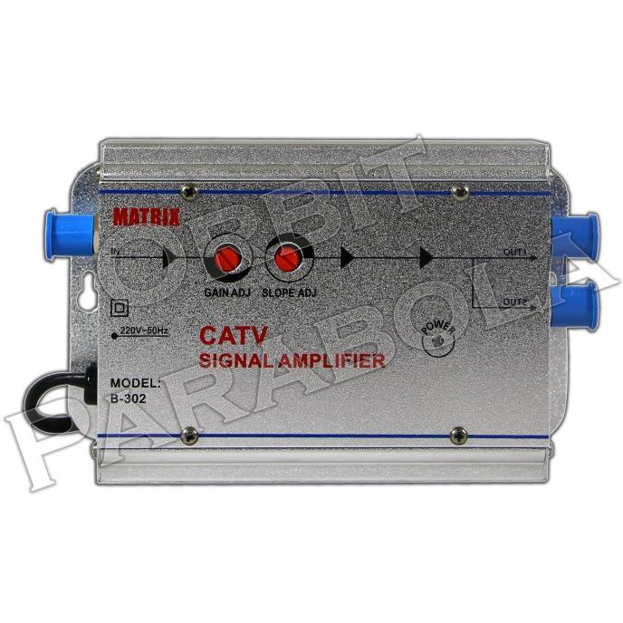 Matrix Booster B 302 Penguat Sinyal CATV Signal Amplifier