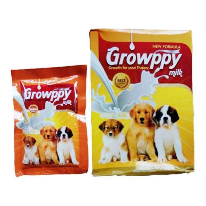 GROWPPY susu bayi anjing 1 sachet 30gr