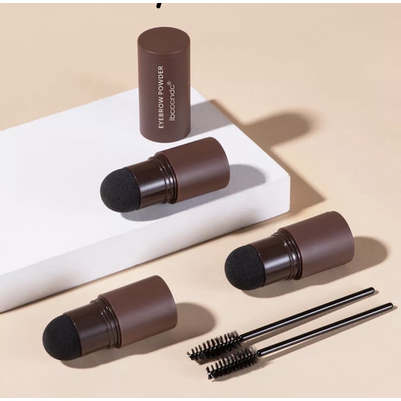 DB Ibcccndc Cetakan Alis Instan Bedak Alis Eyebrow Powder Eyebrow Stamp Alis Stempel Alis Waterproof dengan 10 Model Cetakan Alis // Alat Korektor Kontur Alis Alami Tahan Lama // Dark Brown Natural Brown Light Brown