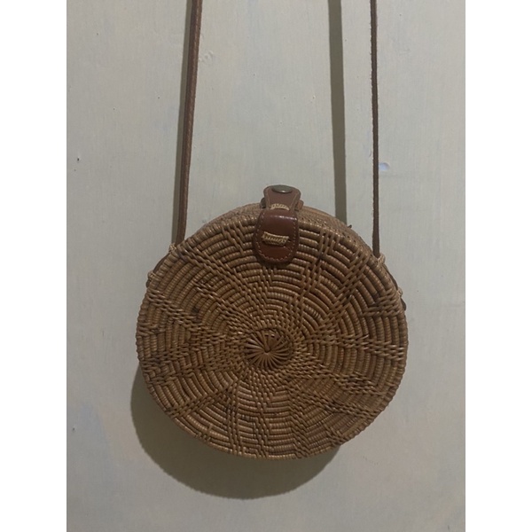 tas rotan bali asli