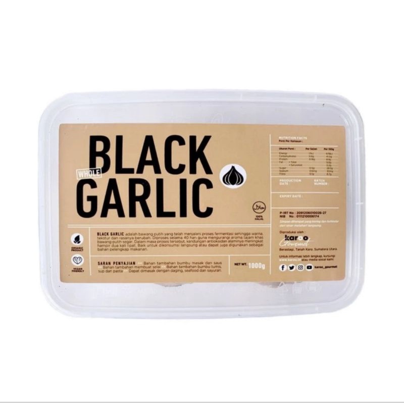 

Black Garlic Bawang Hitam Utuh 350gr