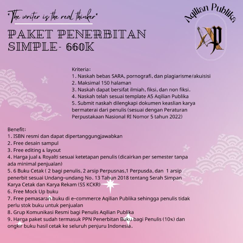 

Paket Penerbitan Simple