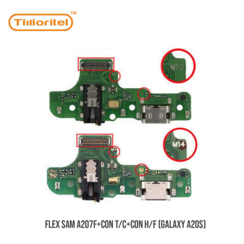 FLEX SAM A207F+CON T/C+CON H/F (GALAXY A20S)