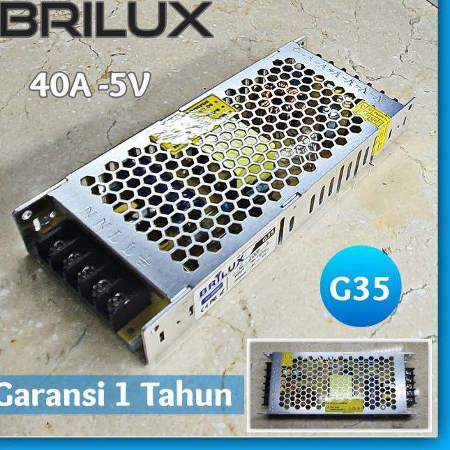 Power Supply 40A 5V Running Text Switching 40 Ampere 5Volt