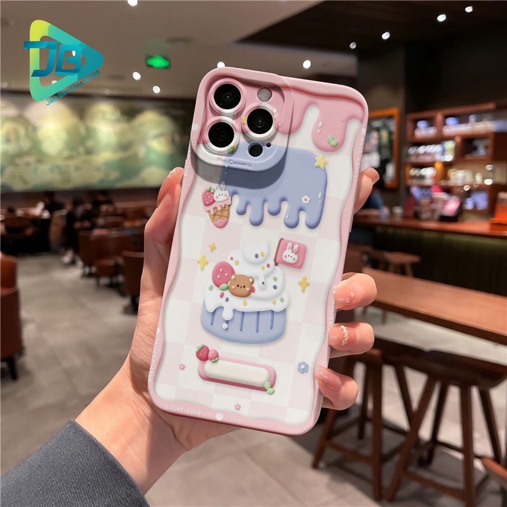CUSTOM CASE SOFTCASE SILIKON PROCAMERA LUCKY LOVE CUSTOM OPPO REALME VIVO XIAOMI SAMSUNG INFINIX IPHONE FOR ALL TYPE JB6225