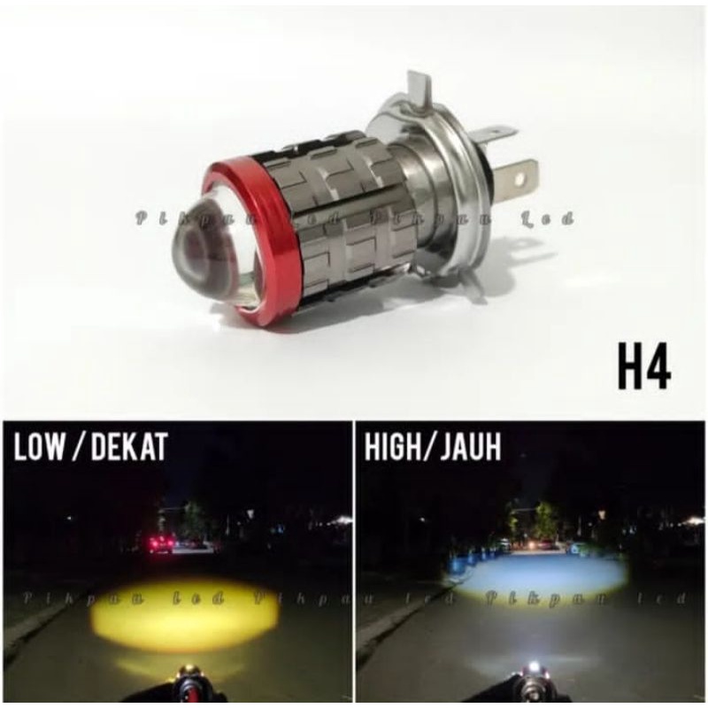 Lampu Utama Tipe Laser List Merah Sorot High Low Putih Kuning Kualitas Terbaik