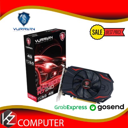 VGA VURRION R7 240 4GB GDDR3 128Bit GAMING VGA ORI new