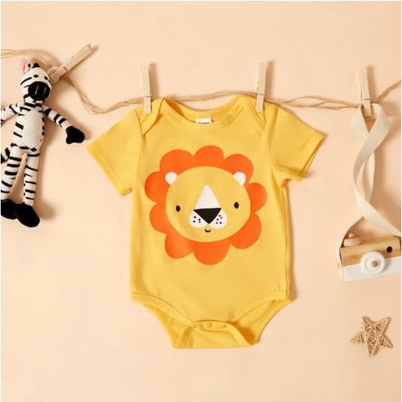 BabyGo Jumper bayi motif Animal / Binatang / Safari [MOTIF 5] / Baju bayi laki laki perempuan motif SAFARI