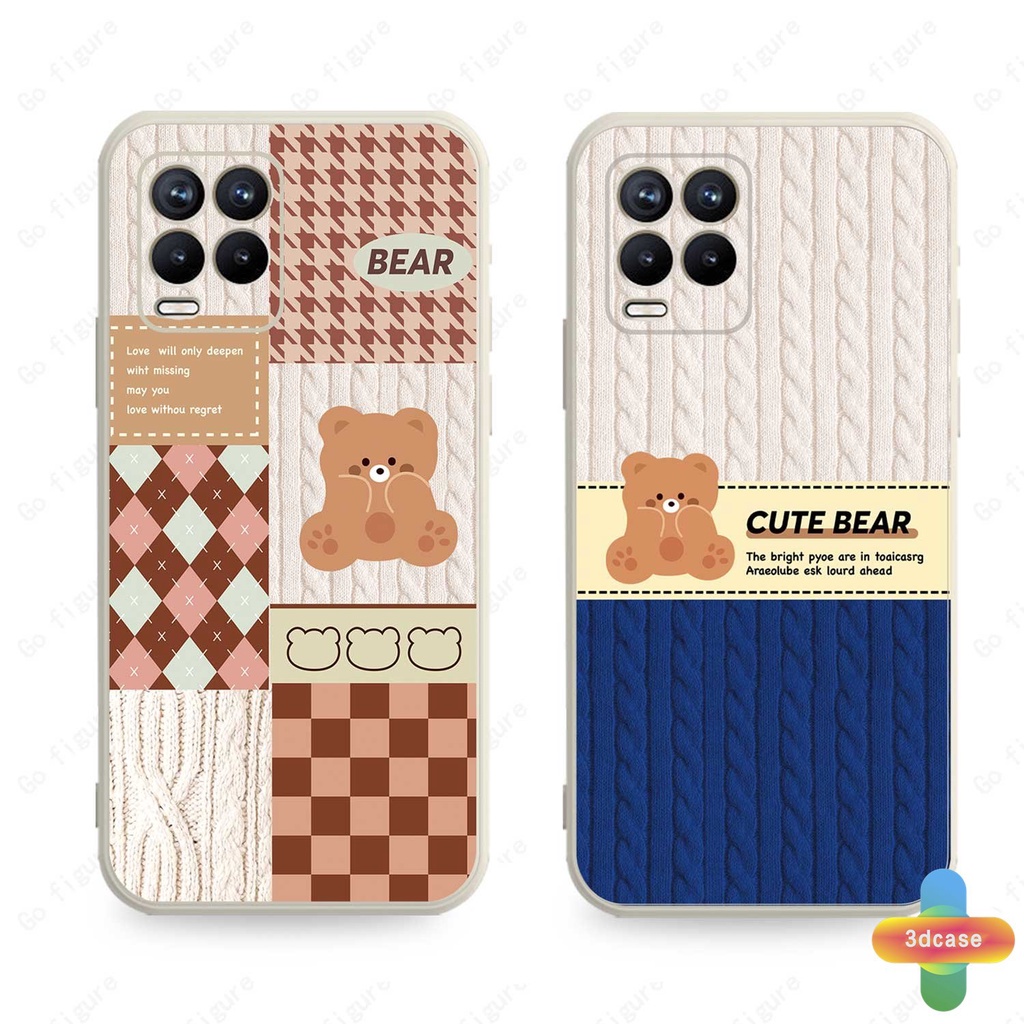 Soft Case TPU Motif Kartun Beruang Untuk Realme C15 C21 C11 2021 C21Y C31 C35 C25 C20 C3 C12 C2 C25S 5S 5 5S 5i C17 7i C1 C25Y C2 C3i 6i C20A  Narzo 20 10 10A 20A 30A A7 A5S A15 A16 Y12 Y20 Y15S A03