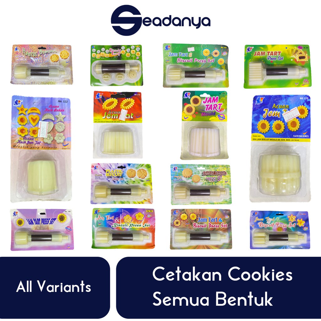 

Cetakan Cookies/Kue Kering/Biscuit/Biskuit Semua Bentuk-Jam Tart/Jem Tart Mold/Molding/Mould/Press